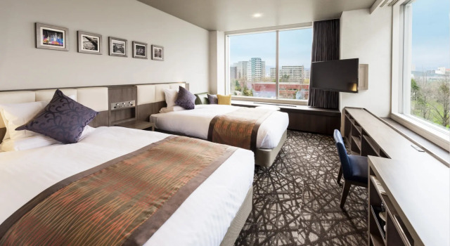 Двухместный номер Standard с видом на парк HOTEL MYSTAYS Sapporo Nakajima Park