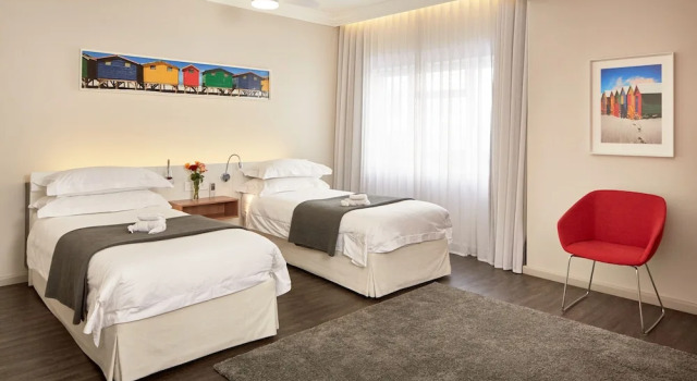 Апартаменты с 3 комнатами с балконом и с видом на море First Group Riviera Suites
