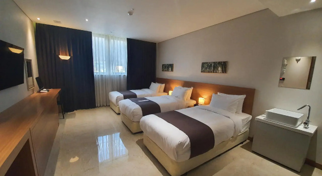 Трёхместный номер Deluxe Benikea Hotel Yangsan