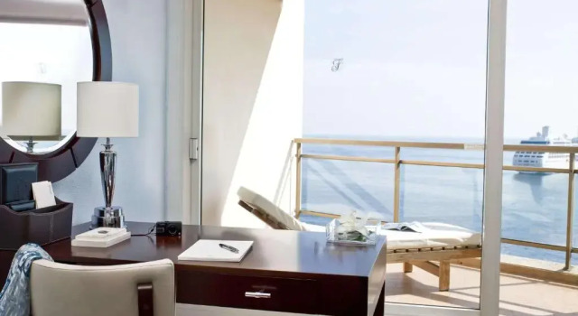 Двухместный номер Deluxe с видом на море Fairmont Monte Carlo