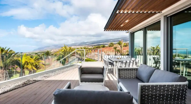 Люкс с 2 комнатами с видом на море Los Jardines de Abama Suites & Villas