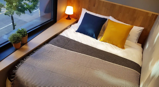 Confort dublă cameră Hostel CLEO Seoul Hongdae
