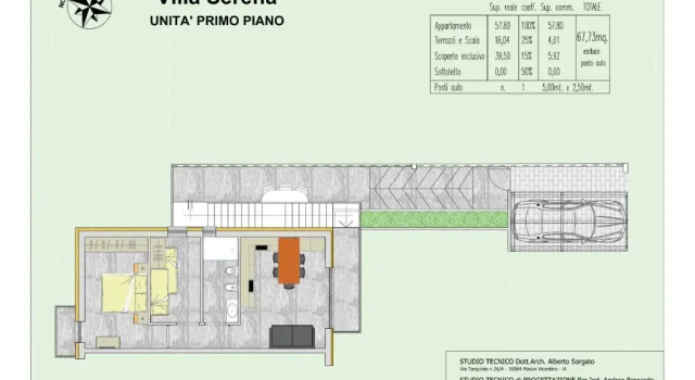 Апартаменты с 2 комнатами Villa Serena