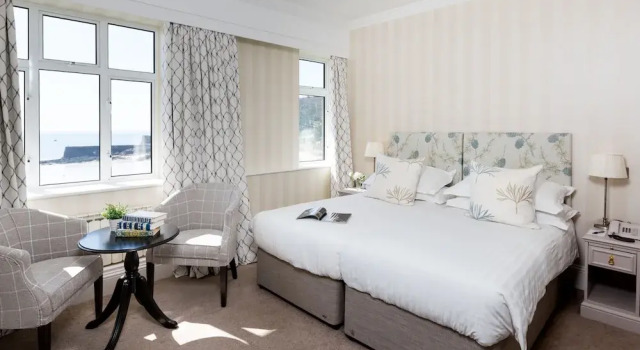 Номер Standard с видом на море St Brelades Bay Hotel