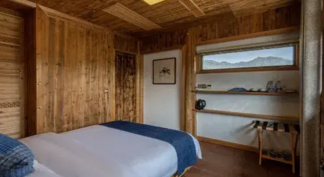 Семейный люкс с 2 комнатами Wuyuan Songfengcui Scenic Spot Hundred-Mu Manor Boutique Stay