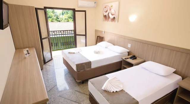 Одноместный номер Executive с балконом Hotel Vilage Inn All Inclusive Poços de Caldas By Nacional Inn
