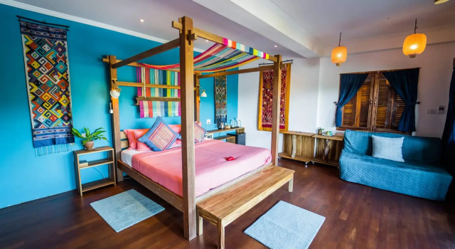 Люкс с видом на реку Ock Pop Tok Mekong Villa