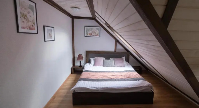 Двухместный номер Standard Мансарда с видом на горы Villa Blanc