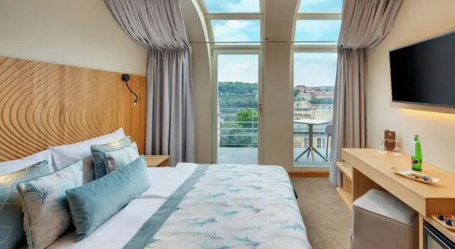 Superior Zimmer mit Balkon und mit Panoramablick Hotel Clement