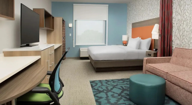 Двухместный люкс студия Home2 Suites By Hilton Tampa Westshore Airport, Fl