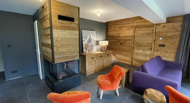 Chalet de 4 chambres avec sauna jardin amenage et wifi a Valloire, Забронировать Шале Виллы Овернь-Рона-Альпы, Вилла