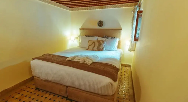 O podwyższonym standardzie pokój Riad Dar Kenza