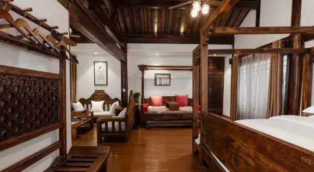 Люкс Premier Lijiang Mufu Homeyard Thousand City Scenic Spots Holiday Villa