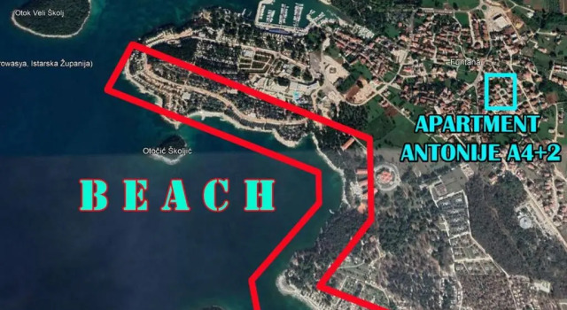 Апартаменты Apartment ANTONIJE with two bedrooms for max 6 person 700 m from beach Funtana
