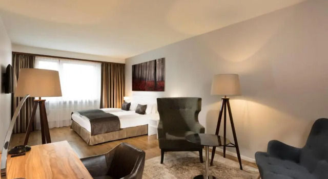 Двухместный номер Business Wyndham Stuttgart Airport Messe