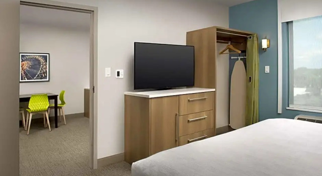 Двухместный люкс c 1 комнатой Home2 Suites by Hilton Orlando Downtown, FL