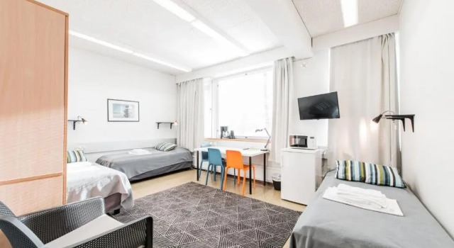 Трёхместный номер Private Forenom Hostel Espoo Otaniemi