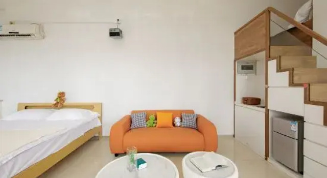 Люкс Manju SOHO Smart Apartment (Xiamen Gaoqi International Airport Wuyuanwan Branch)