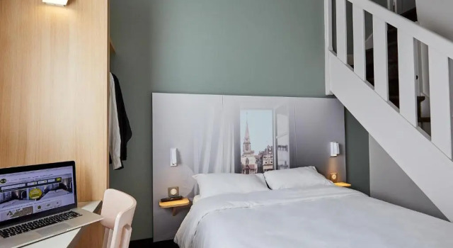 Четырёхместный номер B&B HOTEL Honfleur