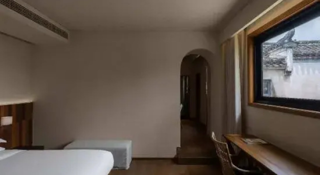 Люкс с видом на окрестности Huangshan Chenkan Su House Hotel