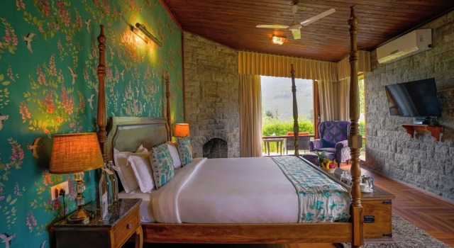 Номер Deluxe с балконом и с видом на горы Larisa Resort Manali