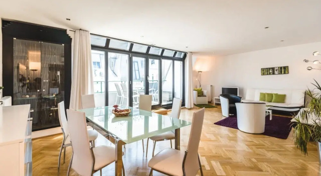 Люкс Пентхаус с 4 комнатами с видом на город Heart of Vienna with Aircondition