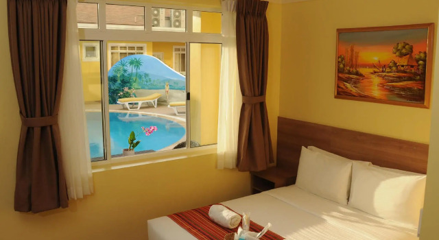 Номер Standard с видом на бассейн Awesome Hotel