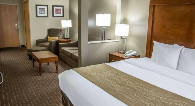 Двухместный люкс Comfort Inn & Suites Riverview near Davenport and I-80