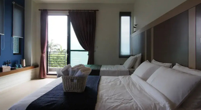 Standard double chambre 1 chambre avec balcon et Vue montagne Viasea B&B