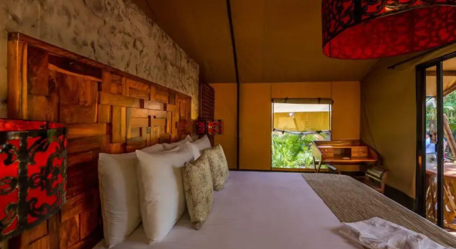 Номер Standard с видом на сад Serenity Authentic Glamping Tulum