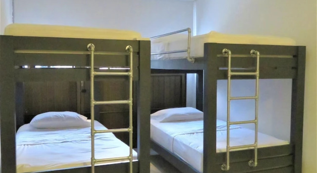 Кровать в общем номере SAN JACINTO HOSTEL