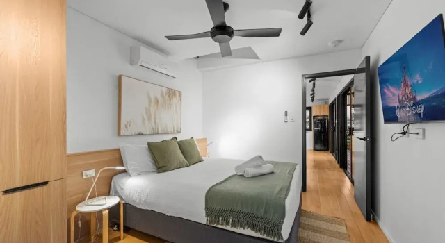 New Farm Apartment With Balcony & City Views, Забронировать Апартаменты/квартира Брисбен Brisbane Region, рядом с Заповедник Уилсон-Аутлук