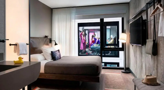 Двухместный номер Standard с видом на внутренний двор Moxy Chicago Downtown