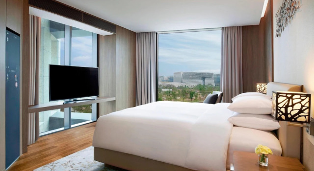 Люкс c 1 комнатой с видом на парк Courtyard by Marriott Seoul Botanic Park
