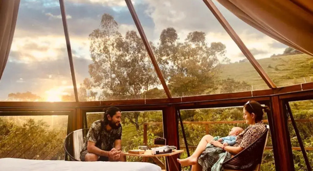 Люкс с видом на горы Lumbre Forest Lodge