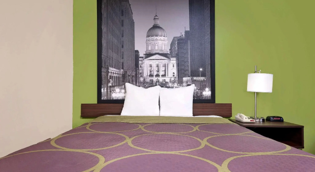 Двухместный номер Standard Super 8 by Wyndham Muncie/Ball St. College Area