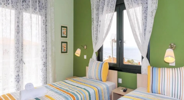 Апартаменты с 2 комнатами с видом на море Agapitos Apartments