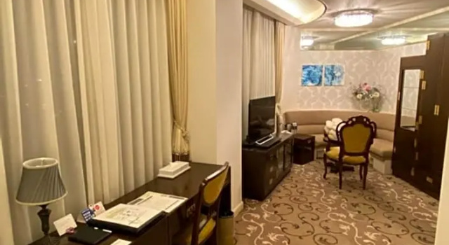 Люкс с красивым видом из окна Hotel Grand Vert Gizan