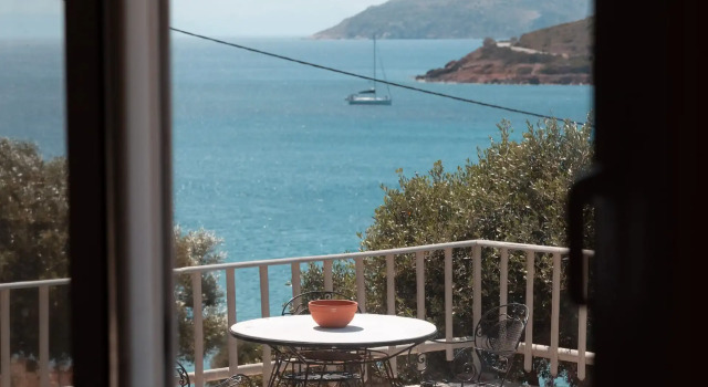 Двухместный номер Superior с балконом и с видом на море Poseidon Apartments and Villas by the Sea