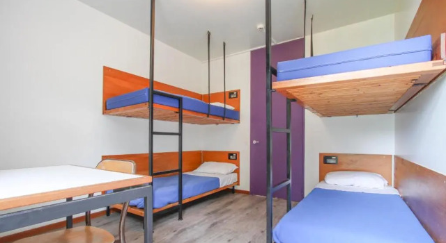 Кровать в общем номере (мужской номер) OSTAL Brest - Auberge de jeunesse du Moulin Blanc