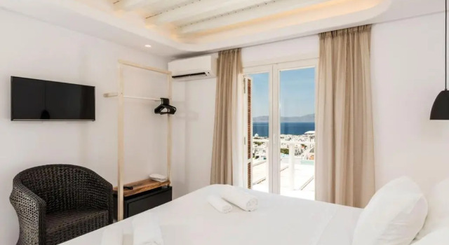 Luxury Ocean View Villa Mykonos Town Centre, Забронировать Вилла Виллы Миконоса, рядом с Meletopoulou Public Garden, Вилла