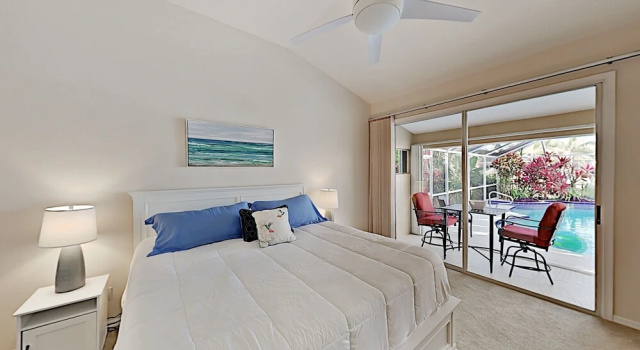 Canal-front W/ Boat Dock & Screened Pool 4 Bedroom Home