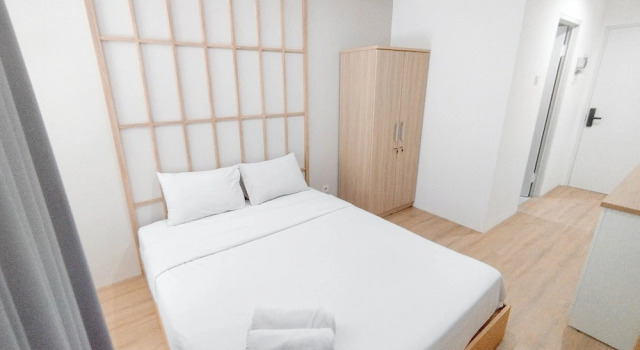 Japanese Style Studio At Kyo Society Apartment, Book Lejlighed Surabaya East Java