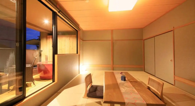 Номер with Open-Air Bath Japanese-Style Отель Tensui Saryo