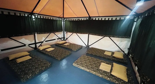 Кровать в общем номере BFF Backpackers Inn