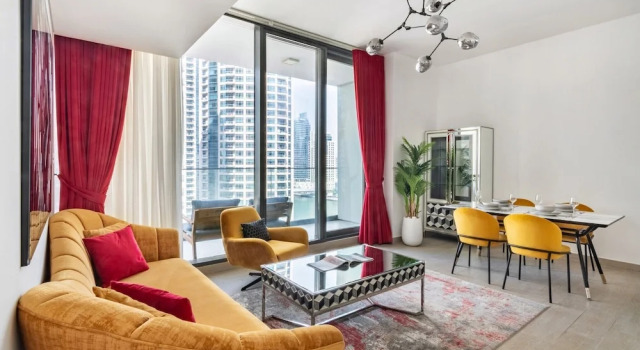Liv Residence Marina View 2 Bedroom, Забронировать Апартаменты/квартира Апартаменты Эмирата Дубая, рядом с Dubai Marina Yacht Club, Апартаменты/квартира