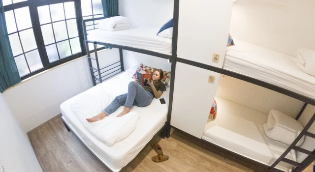 Четырёхместный семейный номер Standard Koba Hostel