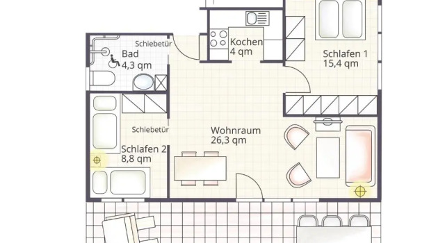 Номер Standard Ferienzentrum Wenningstedt