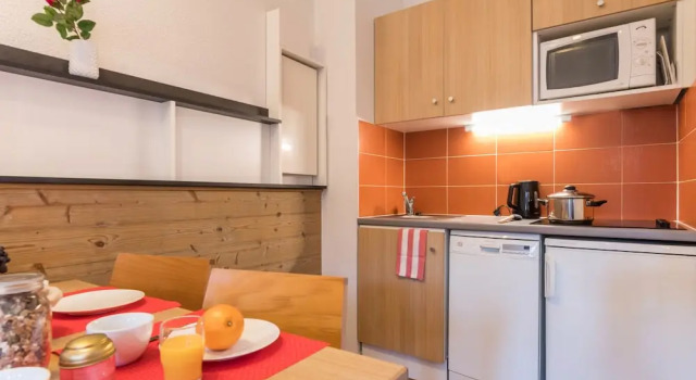 Студия с балконом Résidence Pierre & Vacances Le Britania