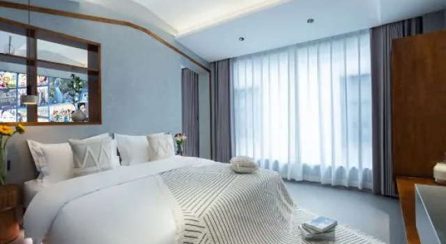 Двухместный люкс Rongguishan Designer Jiying Space Hualuo Lanjing Art Villa